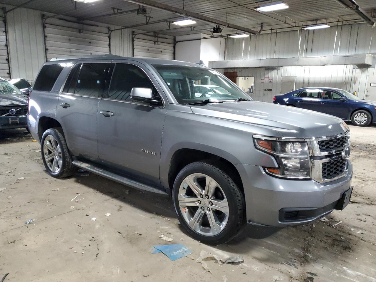 2018 Chevrolet Tahoe VIN 1GNSKBKC2JR202235 Copart auction photo, side damage thumbnail 4
