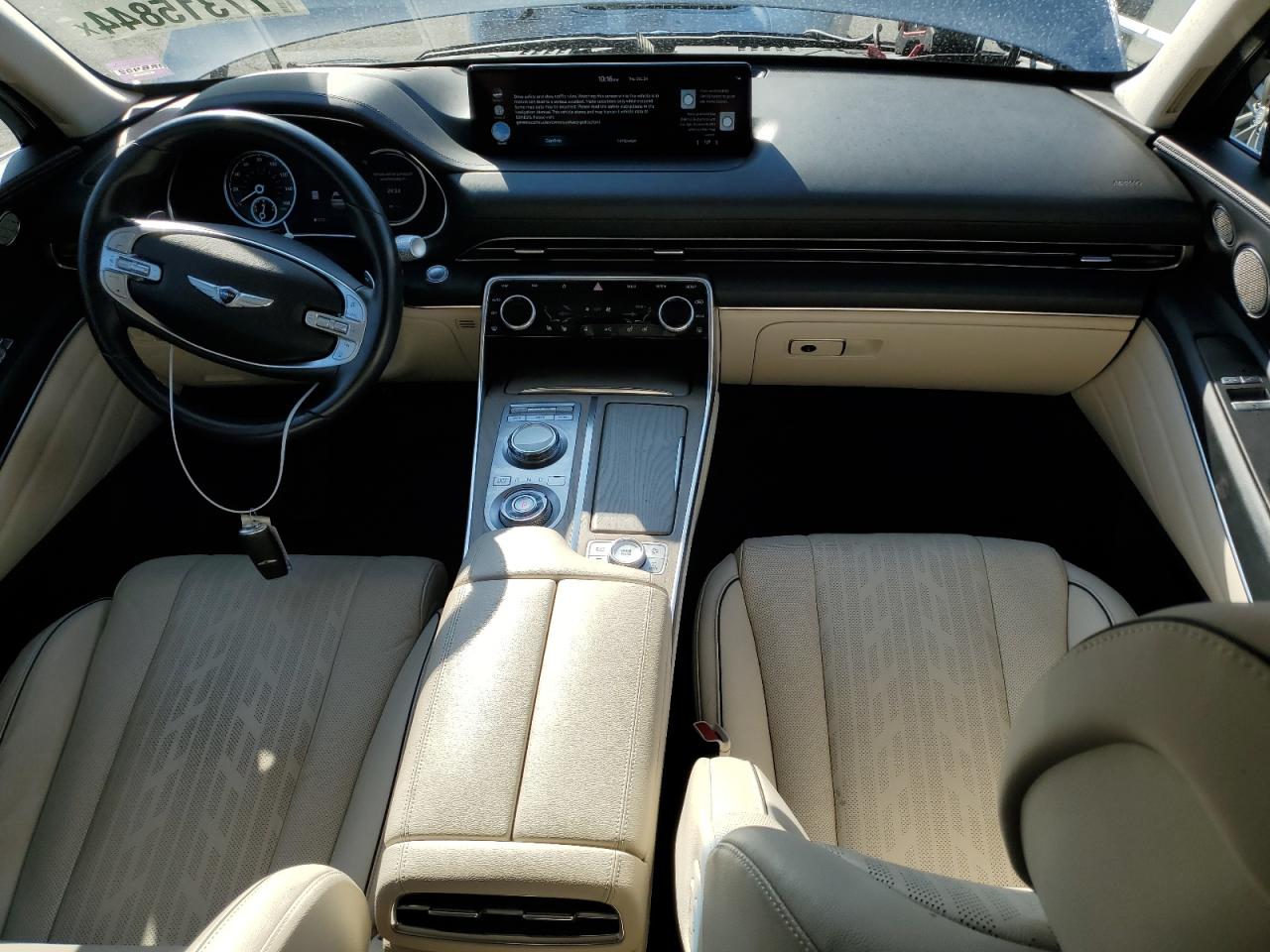2024 Genesis Gv80 VIN KMUHCESC0RU165600 Copart auction photo, rear end / side damage thumbnail 8