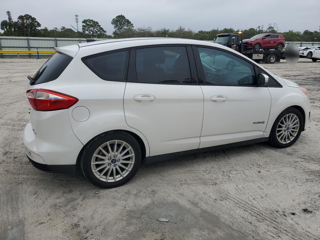 2013 Ford C-MAX VIN 1FADP5AU2DL529262 Copart auction photo, side damage thumbnail 3