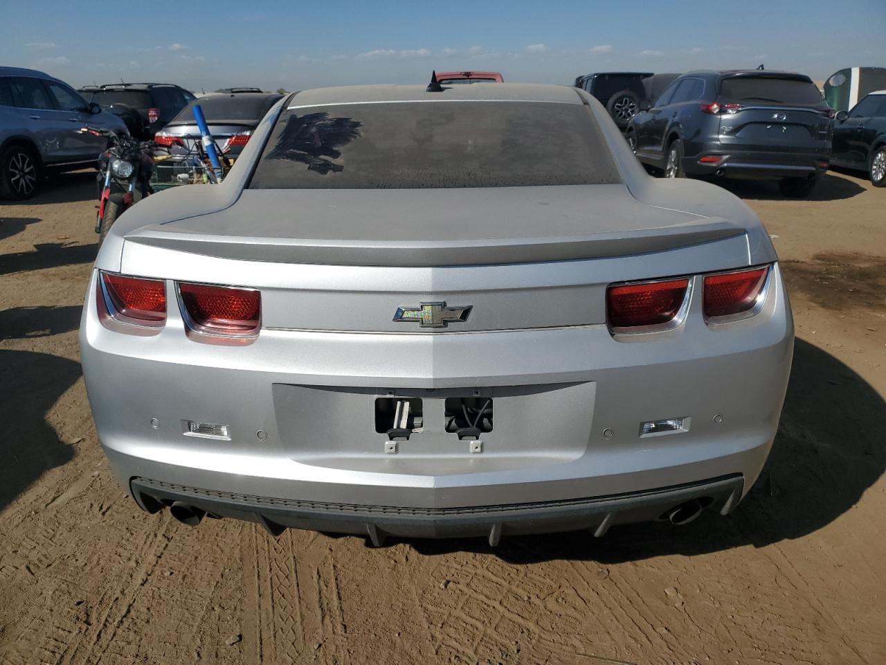 2013 Chevrolet Camaro VIN 2G1FC1E33D9146052 Copart auction photo, front end / hail damage thumbnail 6