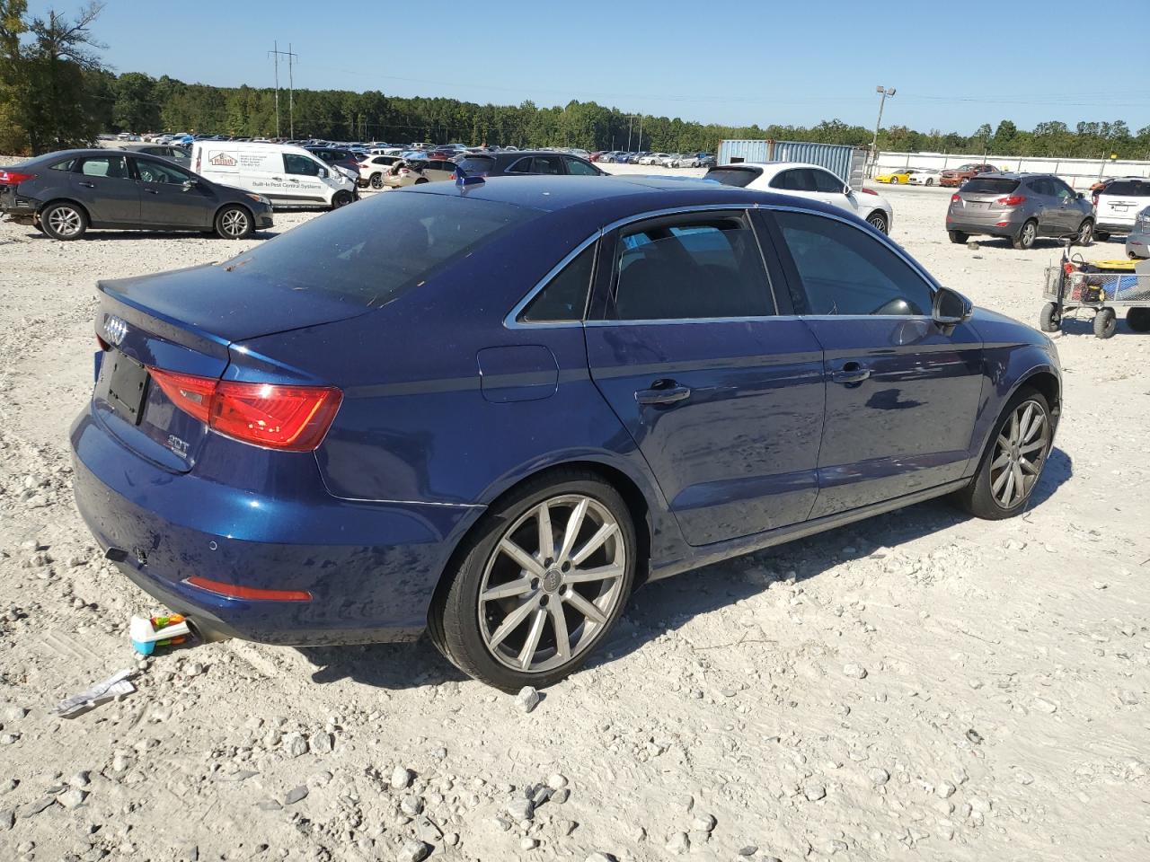 2015 Audi A3 VIN WAUEFGFF6F1020584 Copart auction photo, rear end damage thumbnail 3