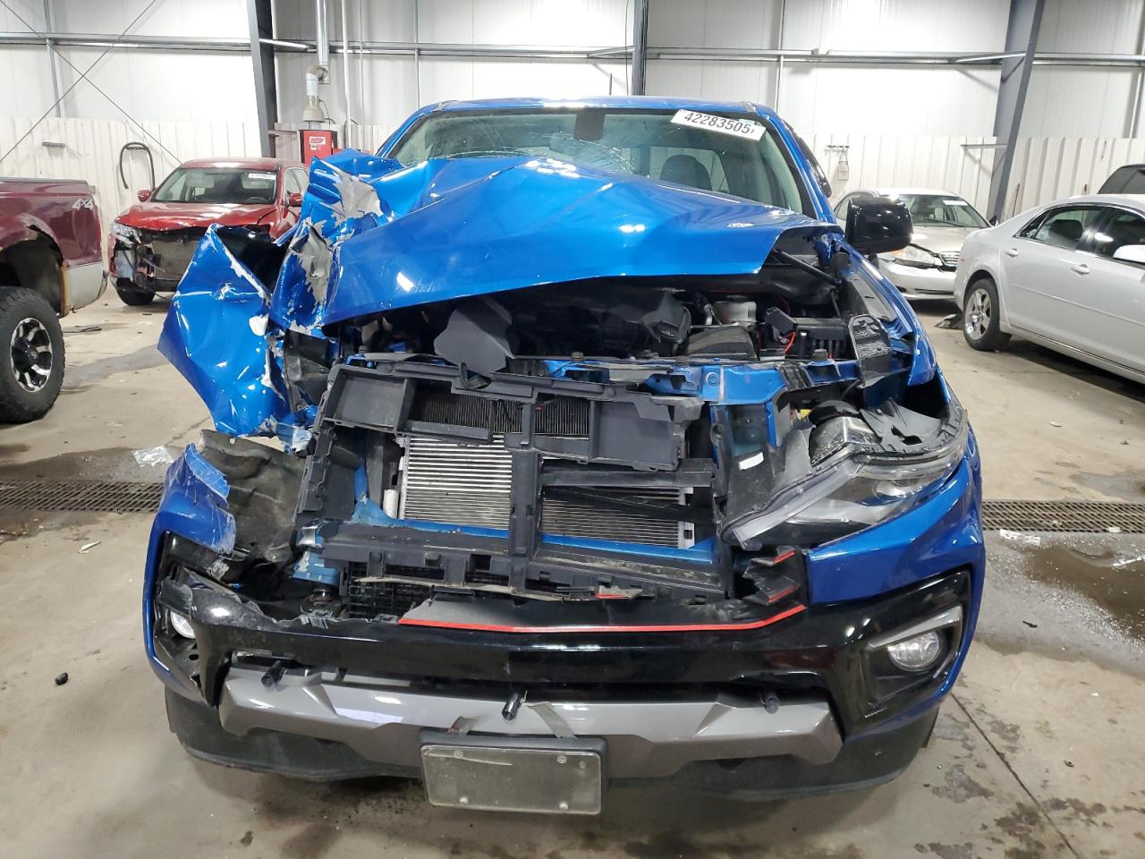 2021 Chevrolet Colorado VIN 1GCGTDEN4M1217634 Copart auction photo, front end damage thumbnail 5