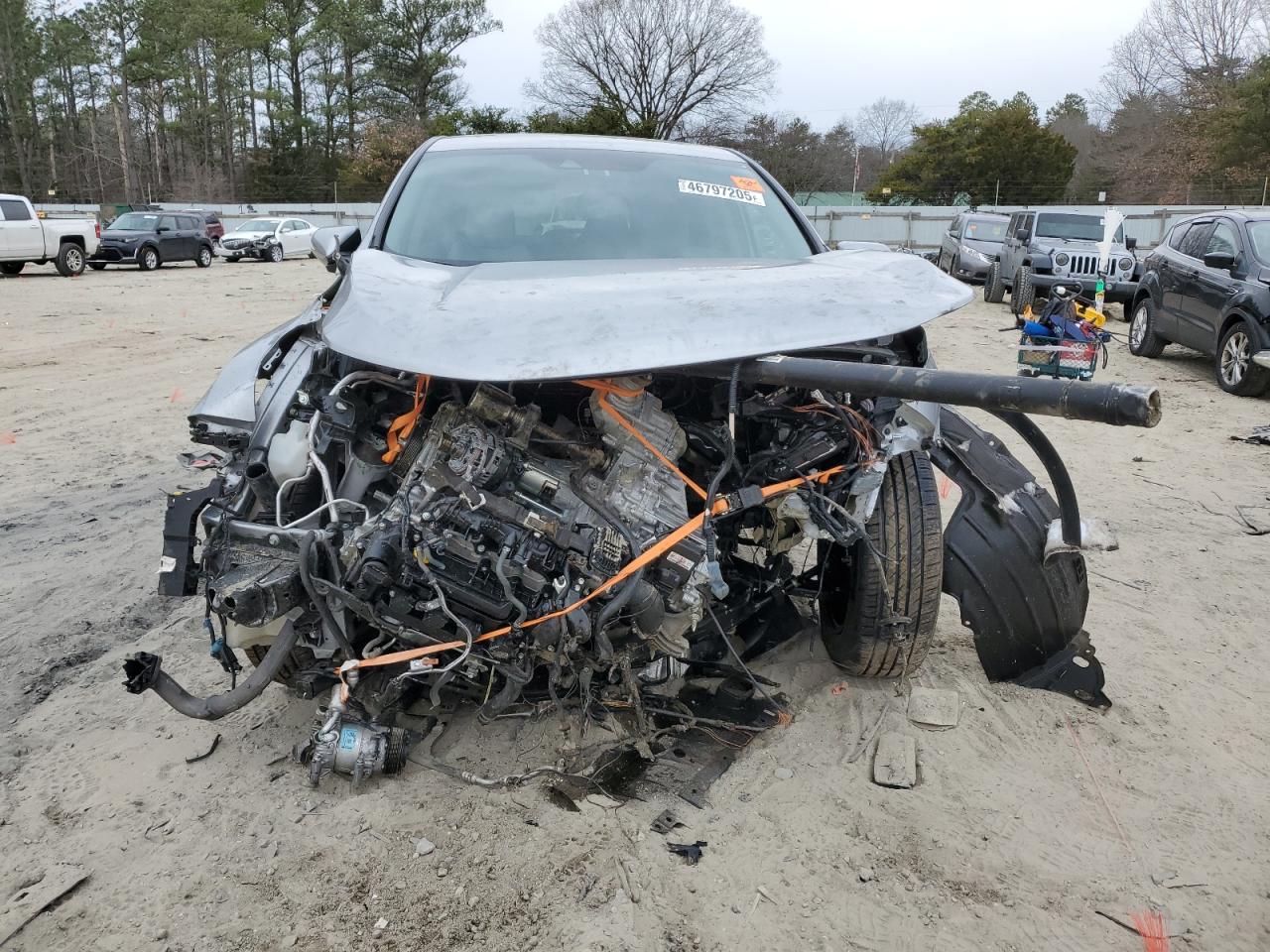 2022 Honda CR-V VIN 2HKRW2H8XNH630016 Copart auction photo, mechanical / front end damage thumbnail 5