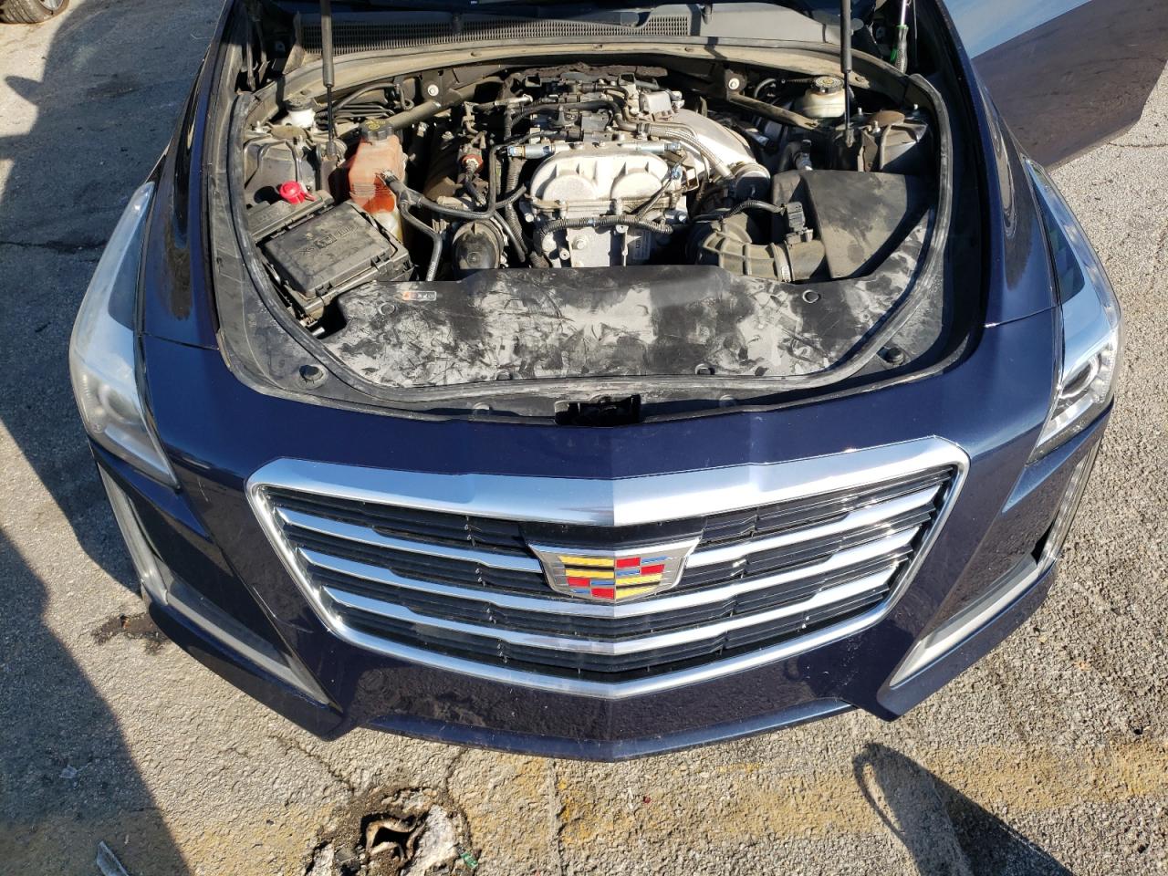 2015 Cadillac CTS VIN 1G6AP5SX4F0129071 Copart auction photo, rear end damage thumbnail 11
