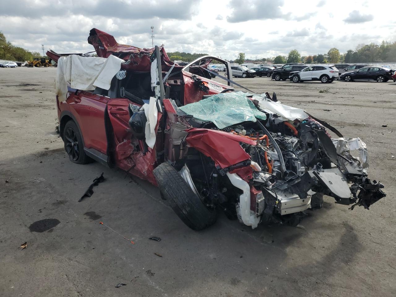 2024 Honda CR-V VIN 7FARS6H53RE016748 Copart auction photo, all over damage thumbnail 4