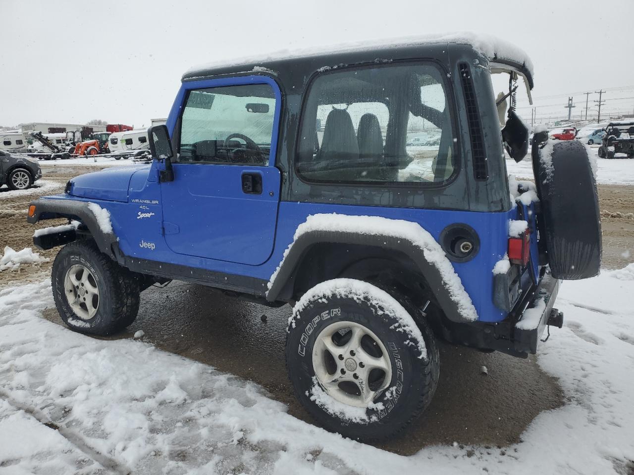 1997 Jeep Wrangler VIN 1J4FY19SXVP531194 Copart auction photo, rear end / frame damage damage thumbnail 2