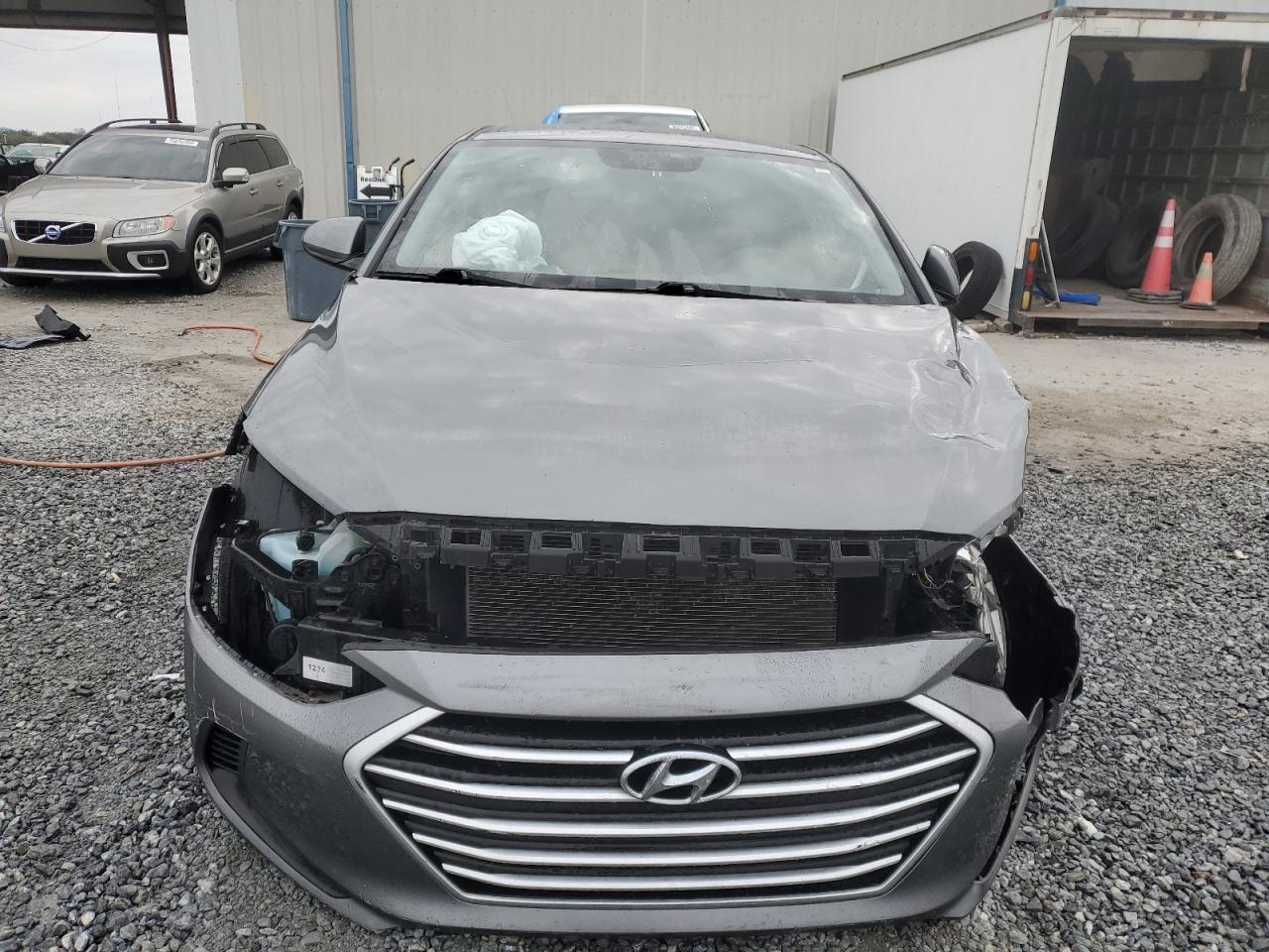 2018 Hyundai Elantra VIN 5NPD84LF6JH370908 Copart auction photo, front end / undercarriage damage thumbnail 5