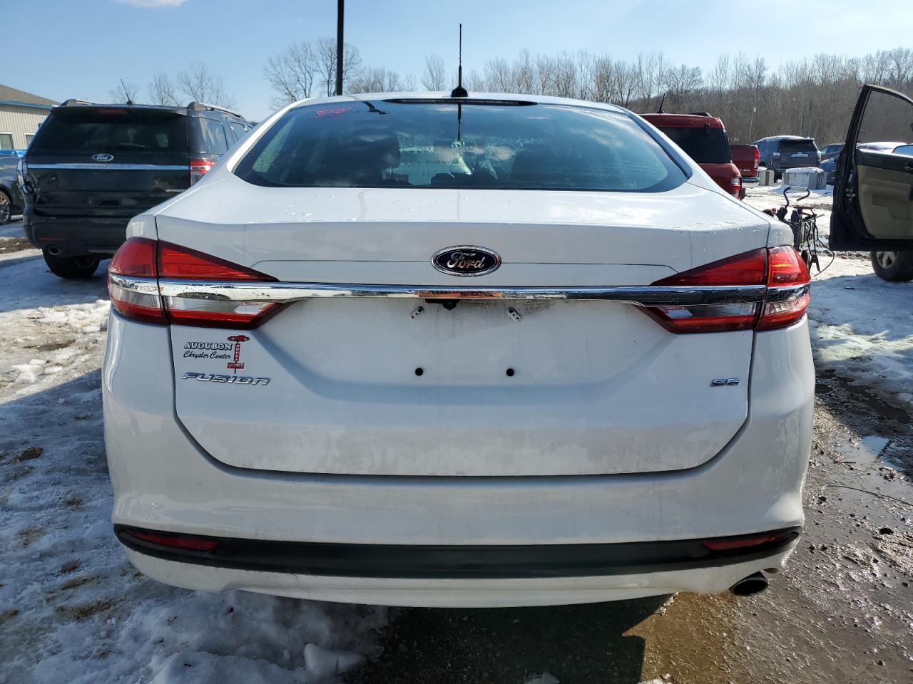 2018 Ford Fusion VIN 3FA6P0H78JR117260 Copart auction photo, side / front end damage thumbnail 6