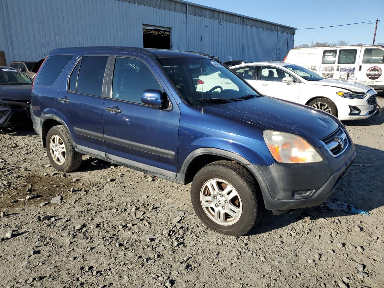 2003 Honda CR-V VIN SHSRD78853U156029 Copart auction photo, undercarriage / mechanical damage thumbnail 4