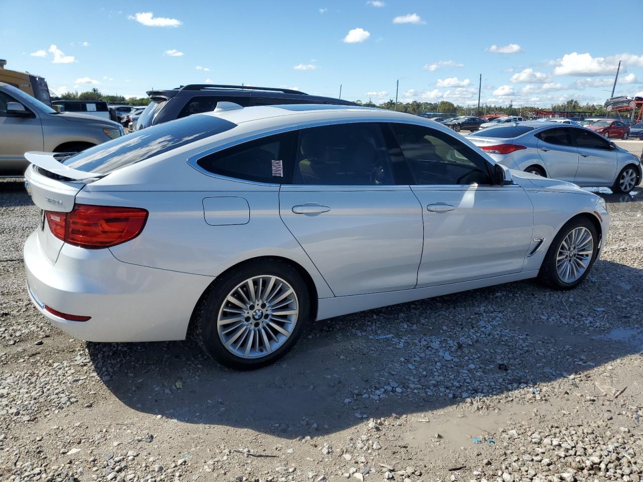 2014 BMW 3er VIN WBA3X5C5XED557380 Copart auction photo, water/flood damage thumbnail 3