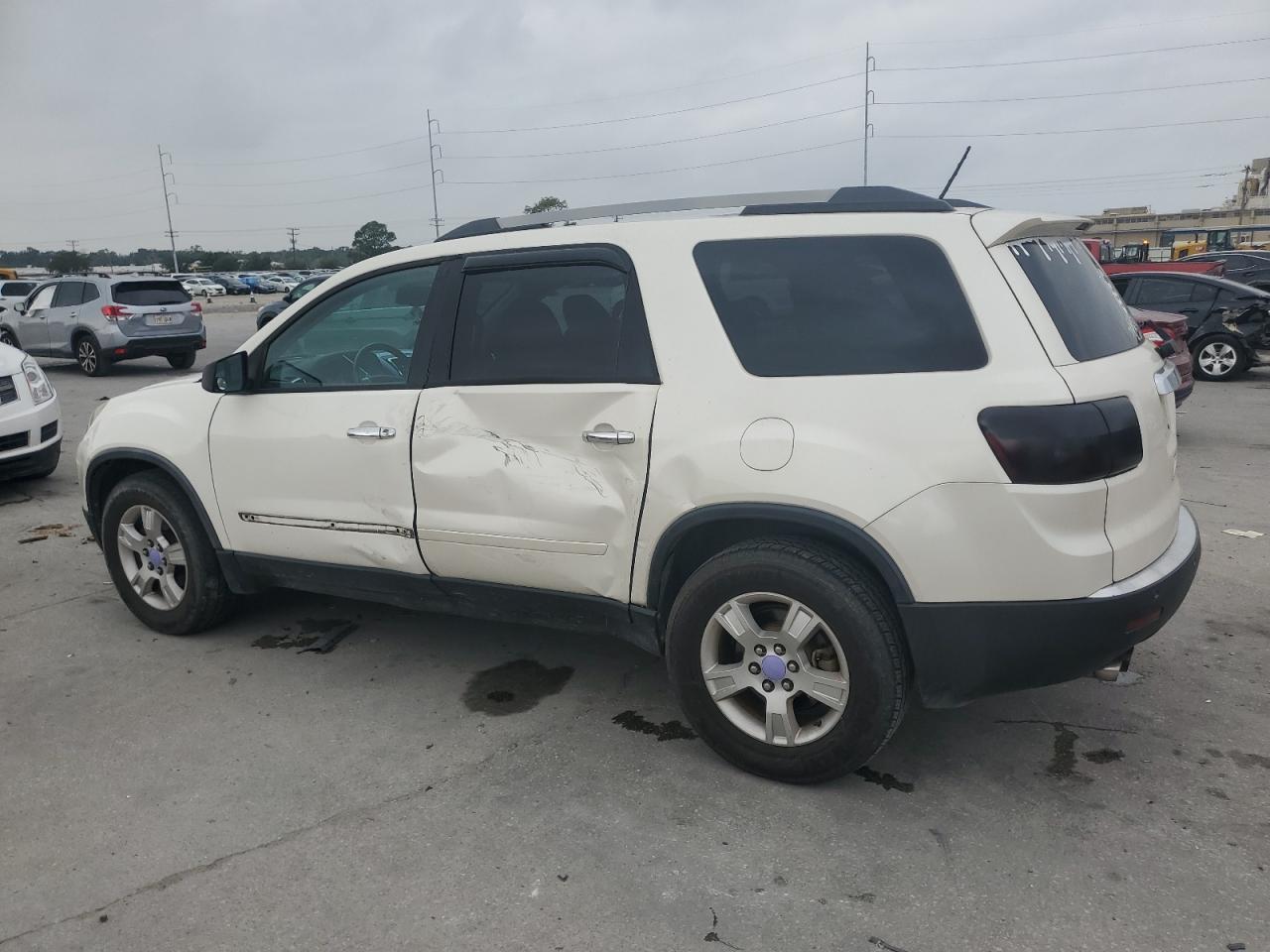 2011 GMC Acadia VIN 1GKKRPED4BJ100834 Copart auction photo, side damage thumbnail 2