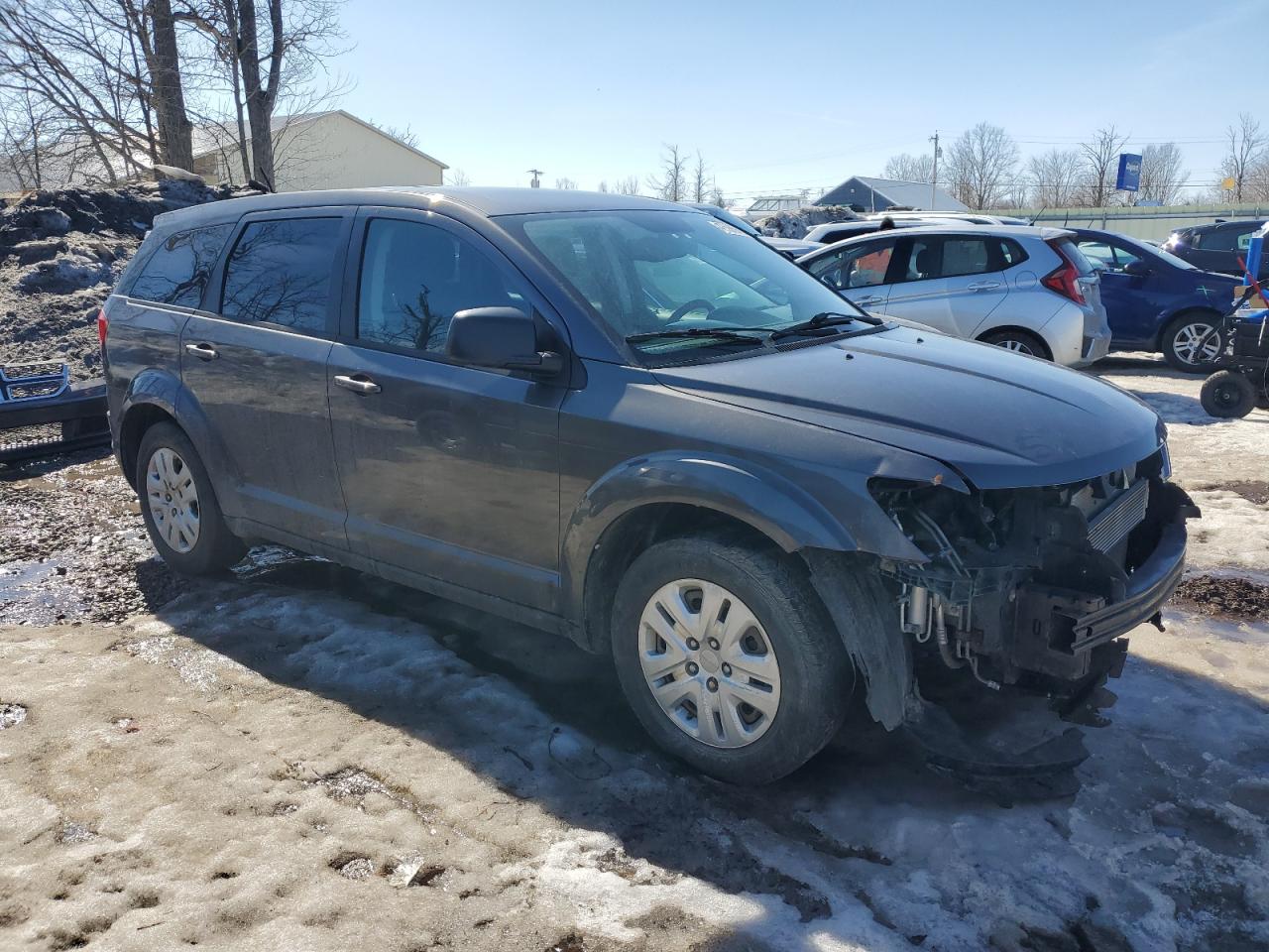 2014 Dodge Journey VIN 3C4PDCAB6ET150841 Copart auction photo, front end damage thumbnail 4