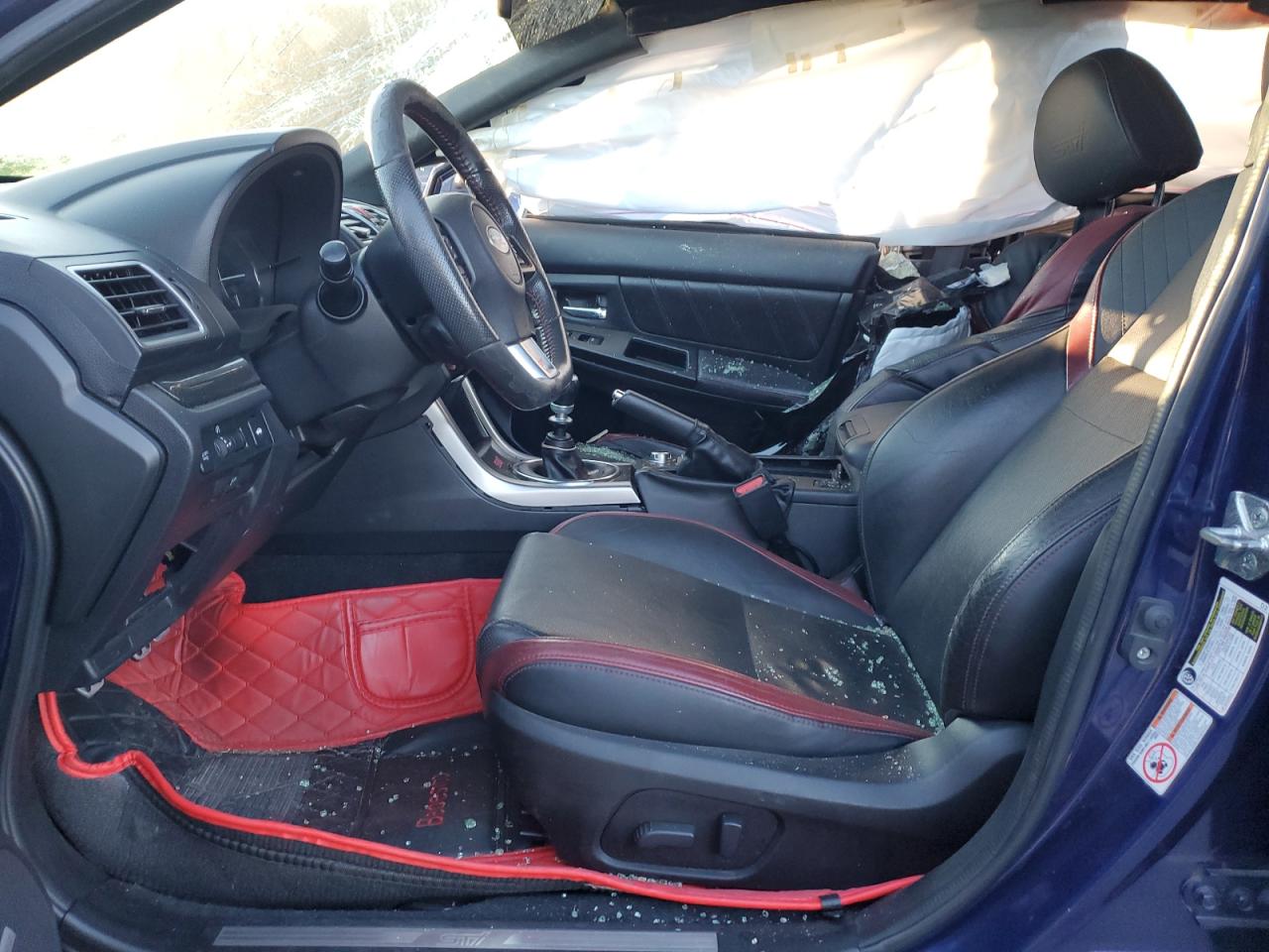2016 Subaru WRX VIN JF1VA2Y65G9806287 Copart auction photo, all over damage thumbnail 7