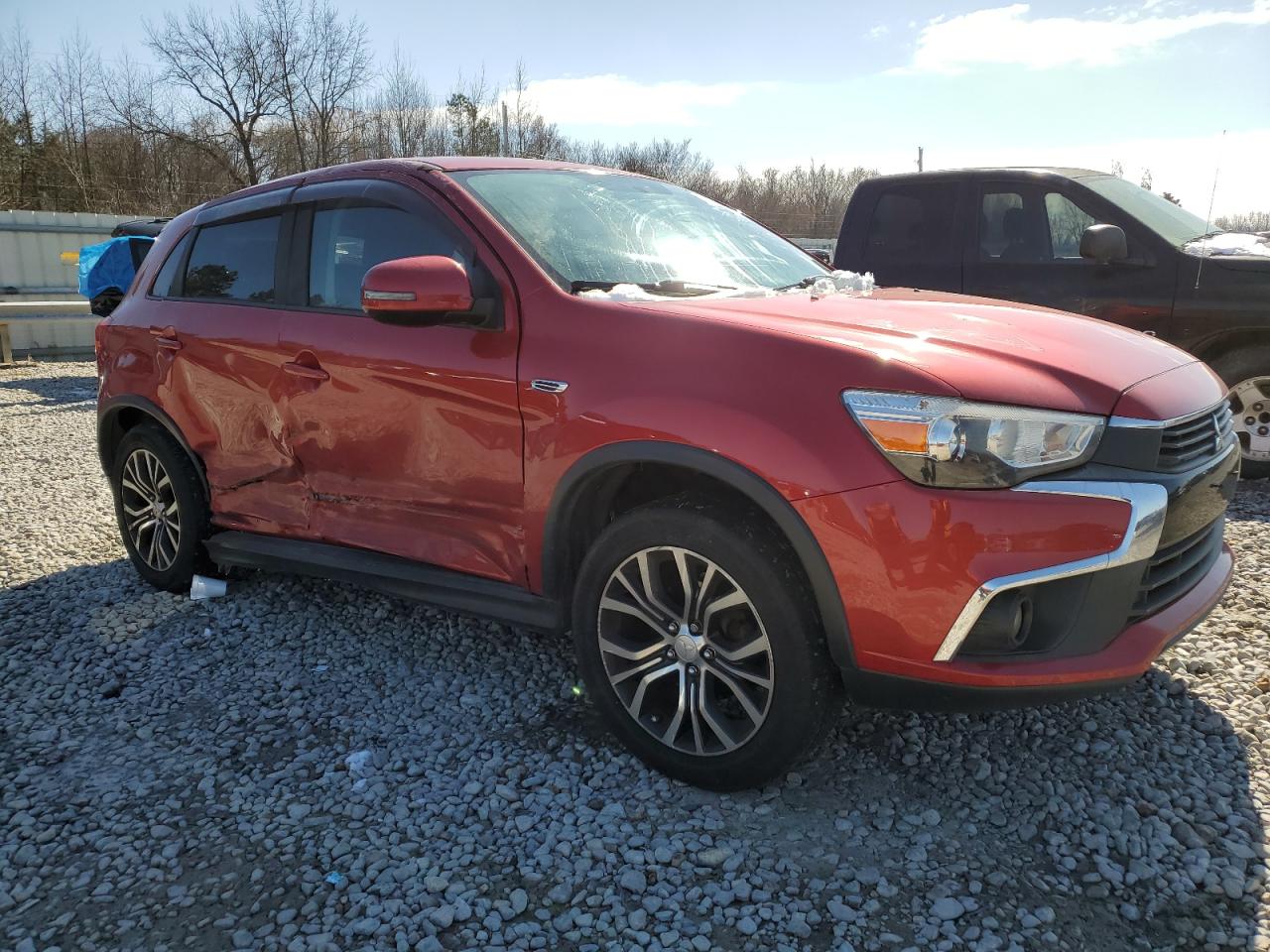 2017 Mitsubishi Outlander VIN JA4AP3AU0HZ014792 Copart auction photo, side / rear end damage thumbnail 4