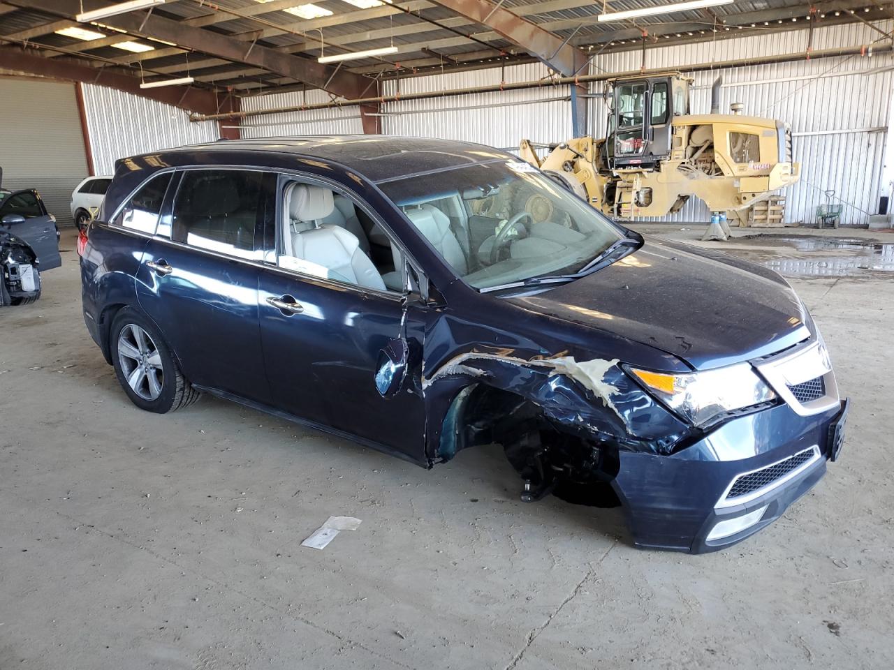 2012 Acura MDX VIN 2HNYD2H40CH505461 Copart auction photo, undercarriage / front end damage thumbnail 4