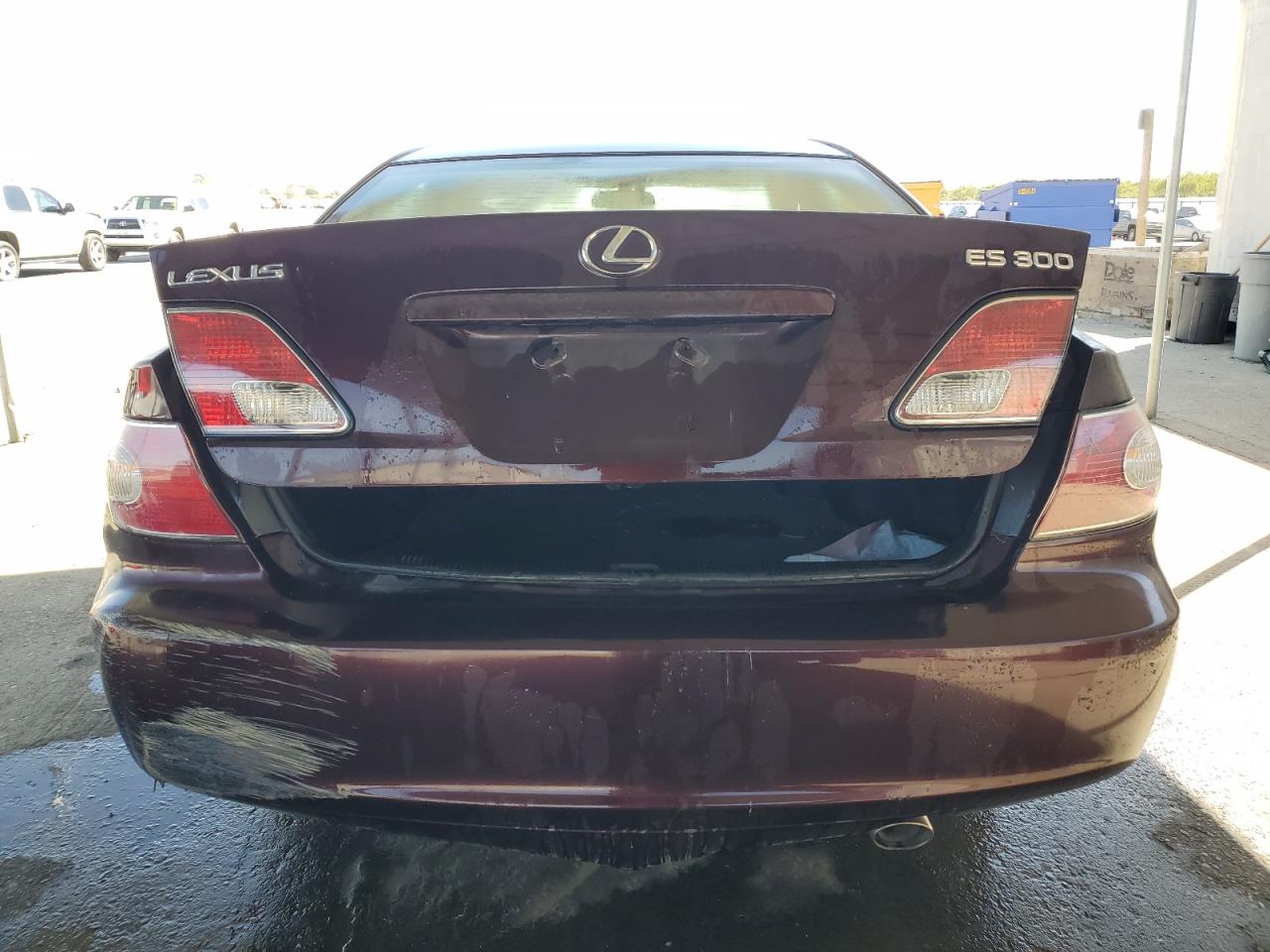 2003 Lexus ES VIN JTHBF30G930127564 Copart auction photo, all over damage thumbnail 6