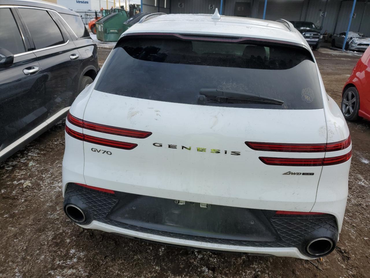 2022 Genesis Gv70 VIN KMUMCDTC3NU014994 Copart auction photo, front end damage thumbnail 6