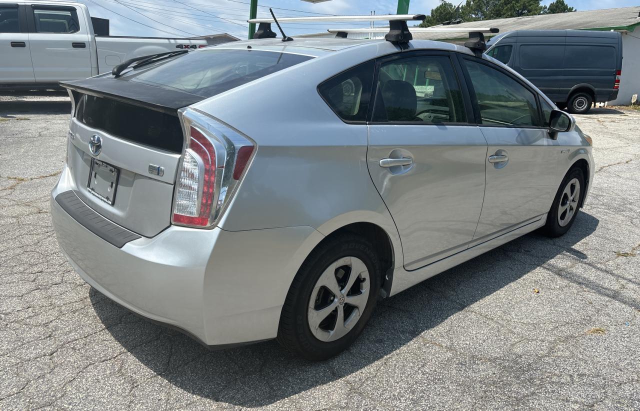 2014 Toyota Prius VIN JTDKN3DU8E1792408 Copart auction photo, normal wear / minor dent/scratches damage thumbnail 4