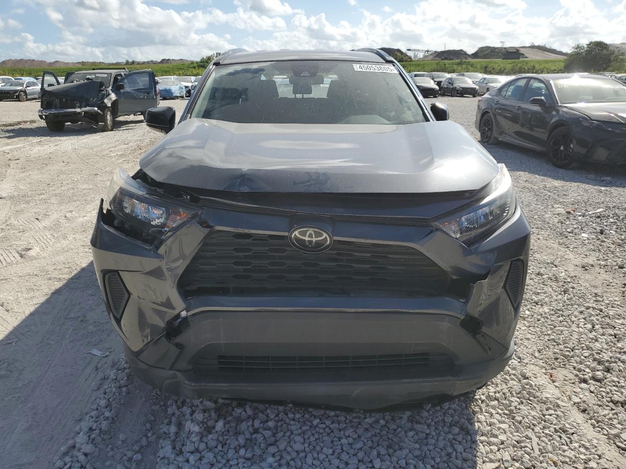 2019 Toyota RAV 4 VIN JTMH1RFV3KD003221 Copart auction photo, front end / rear end damage thumbnail 5