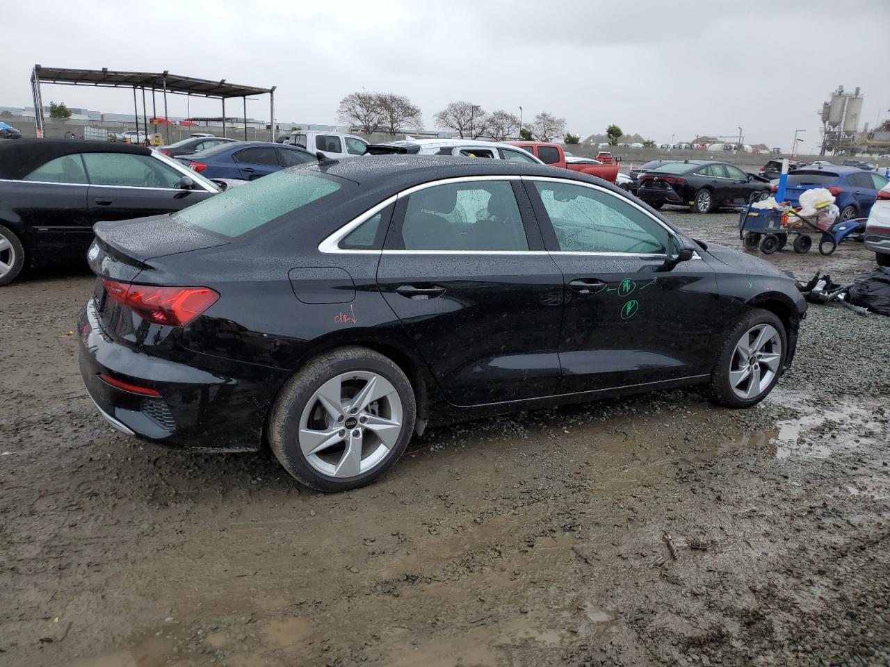 2023 Audi A3 VIN WAUAUDGY2PA025320 Copart auction photo, front end damage thumbnail 3