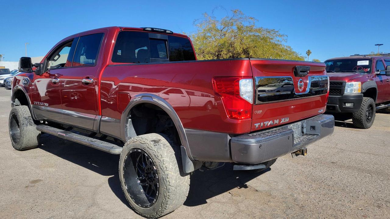 2017 Nissan Titan VIN 1N6BA1F44HN548942 Copart auction photo, minor dent/scratches / normal wear damage thumbnail 3