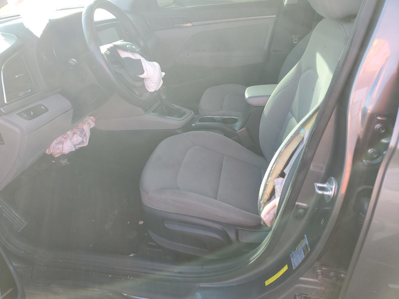 2018 Hyundai Elantra VIN 5NPD84LF8JH374281 Copart auction photo, side / front end damage thumbnail 7