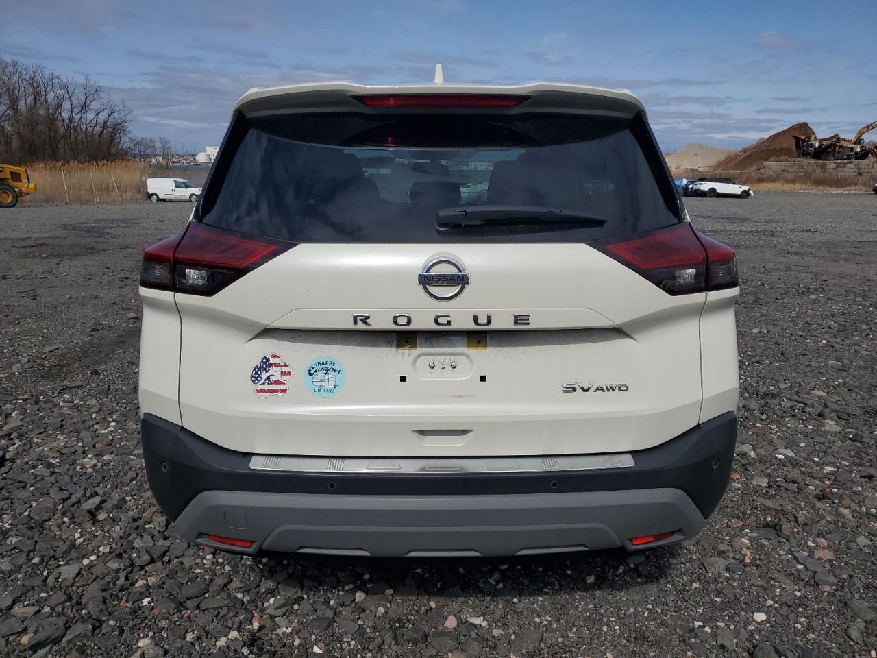 2021 Nissan Rogue VIN JN8AT3BB5MW214744 Copart auction photo, front end damage thumbnail 6