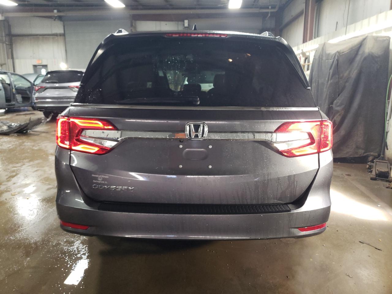 2019 Honda Odyssey VIN 5FNRL6H71KB025318 Copart auction photo, front end / side damage thumbnail 6