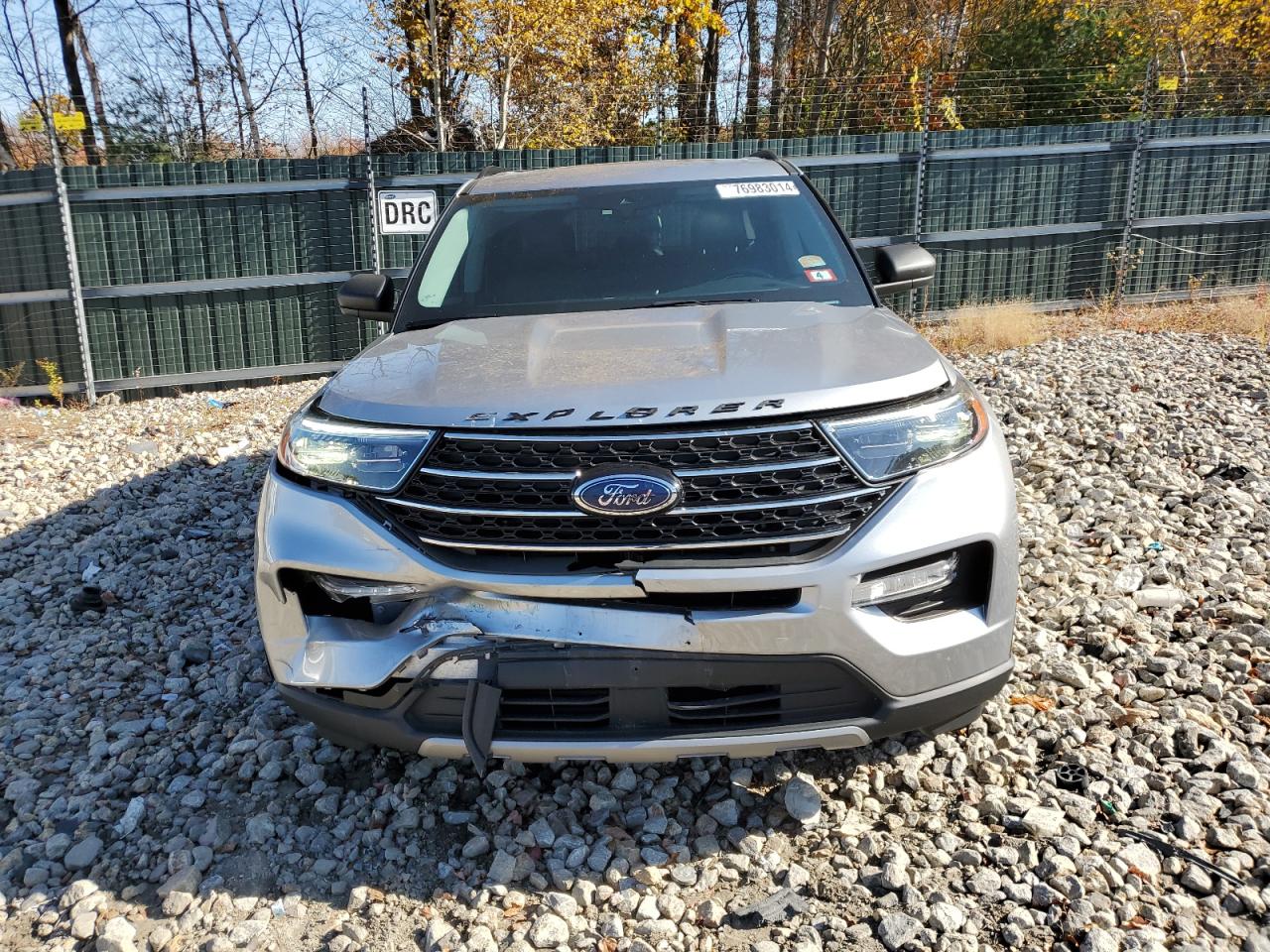 2021 Ford Explorer VIN 1FMSK8DH9MGA09760 Copart auction photo, front end damage thumbnail 5