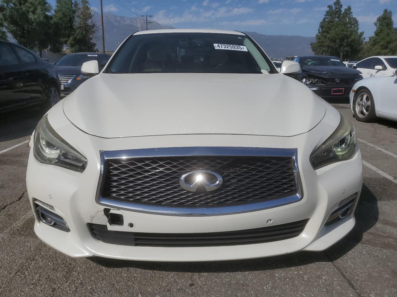 2016 Infiniti Q50 VIN JN1CV7AP7GM201273 Copart auction photo, vandalism / rear end damage thumbnail 5
