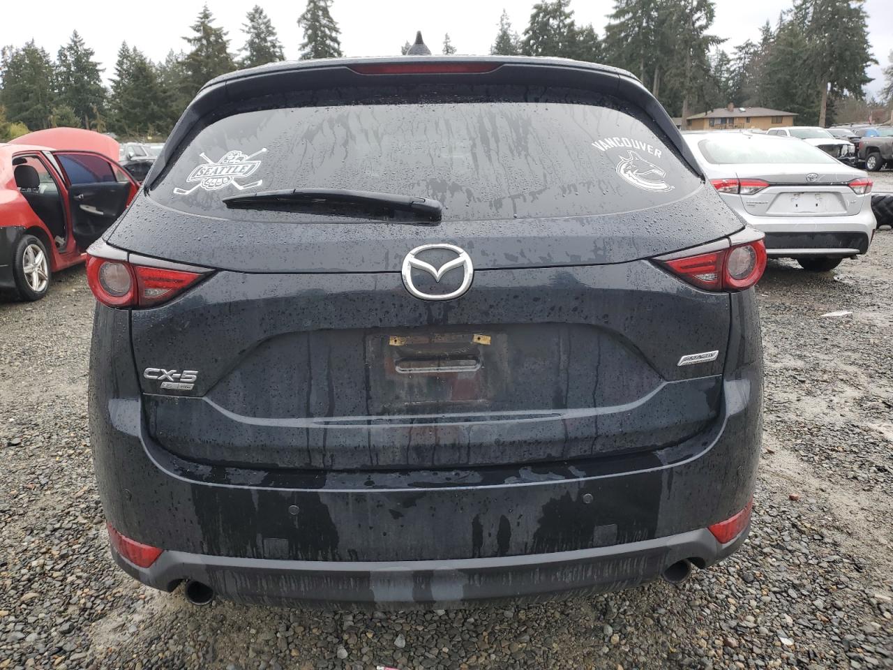 2019 Mazda CX-5 VIN JM3KFBEY8K0584126 Copart auction photo, front end / side damage thumbnail 6