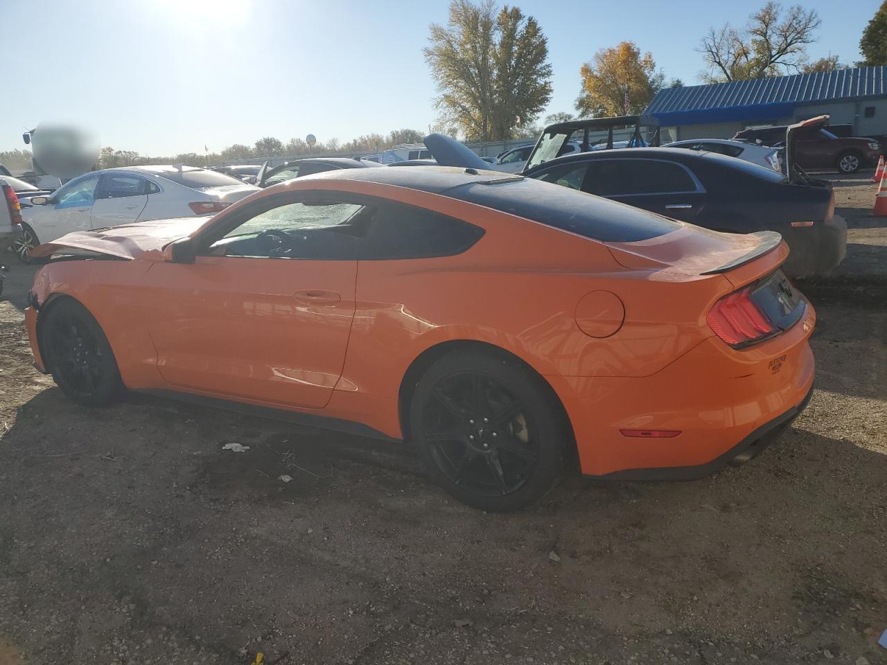 2020 Ford Mustang VIN 1FA6P8TH7L5118226 Copart auction photo, front end / side damage thumbnail 2