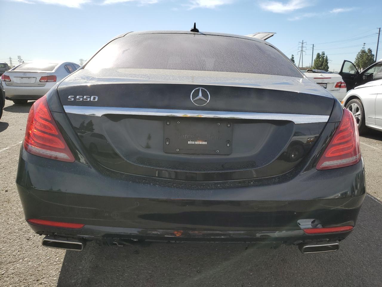 2016 Mercedes-Benz S-klasse VIN WDDUG8CB6GA226384 Copart auction photo, front end / side damage thumbnail 6