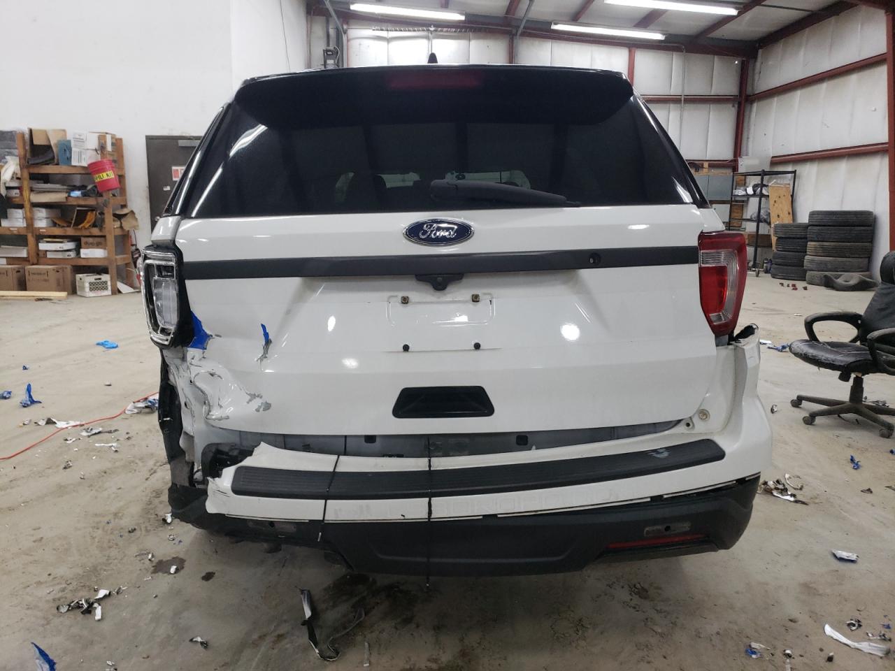2019 Ford Explorer VIN 1FM5K8ARXKGA31287 Copart auction photo, rear end damage thumbnail 6