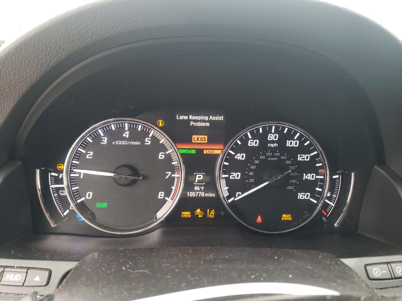 2016 Acura RLX VIN JH4KC2F96GC000285 Copart auction photo, front end damage thumbnail 9