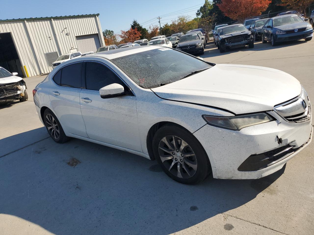 2015 Acura TLX VIN 19UUB1F51FA014594 Copart auction photo, front end damage thumbnail 4