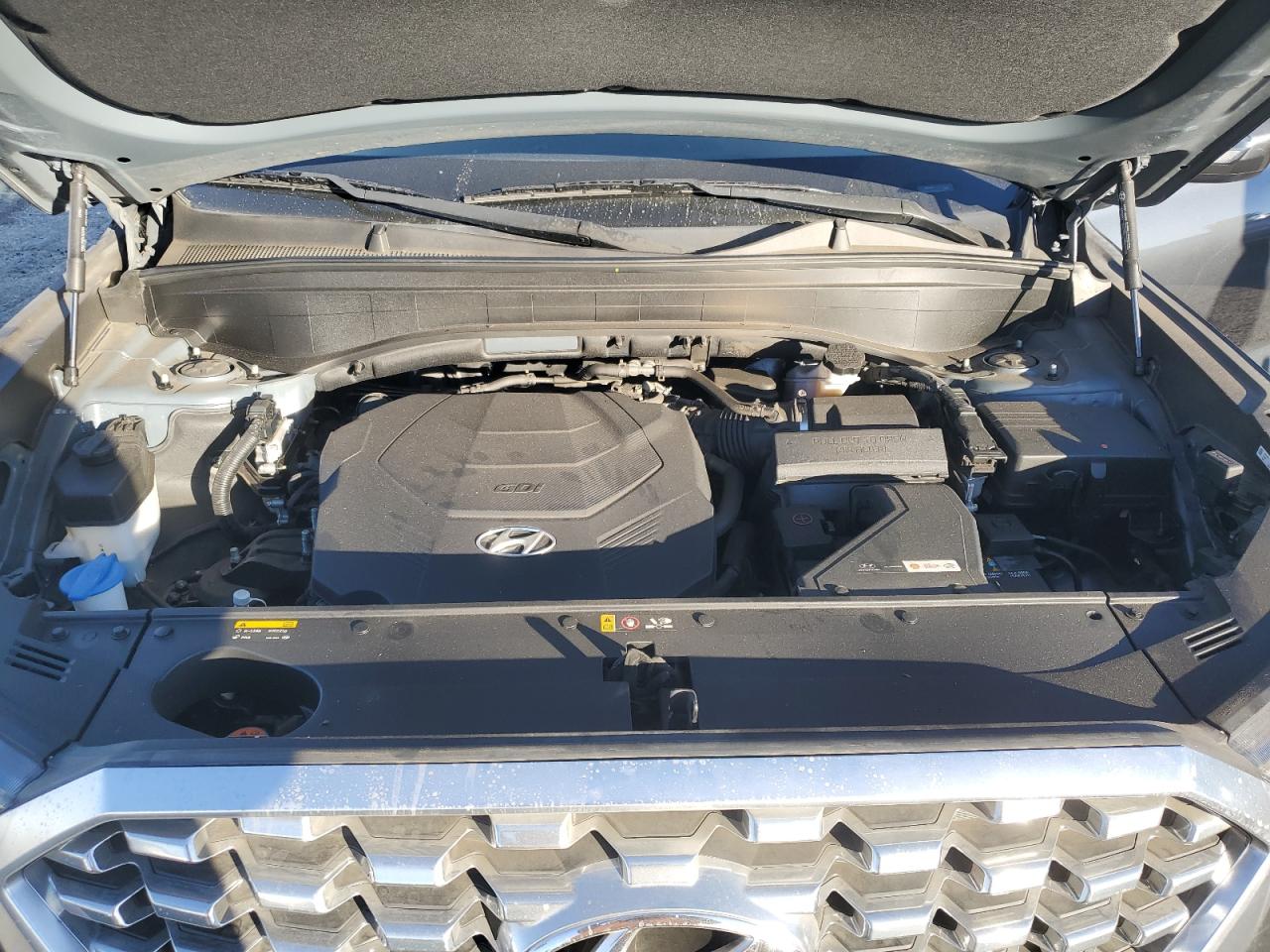 2020 Hyundai Palisade VIN KM8R44HE9LU030352 Copart auction photo, side / front end damage thumbnail 12