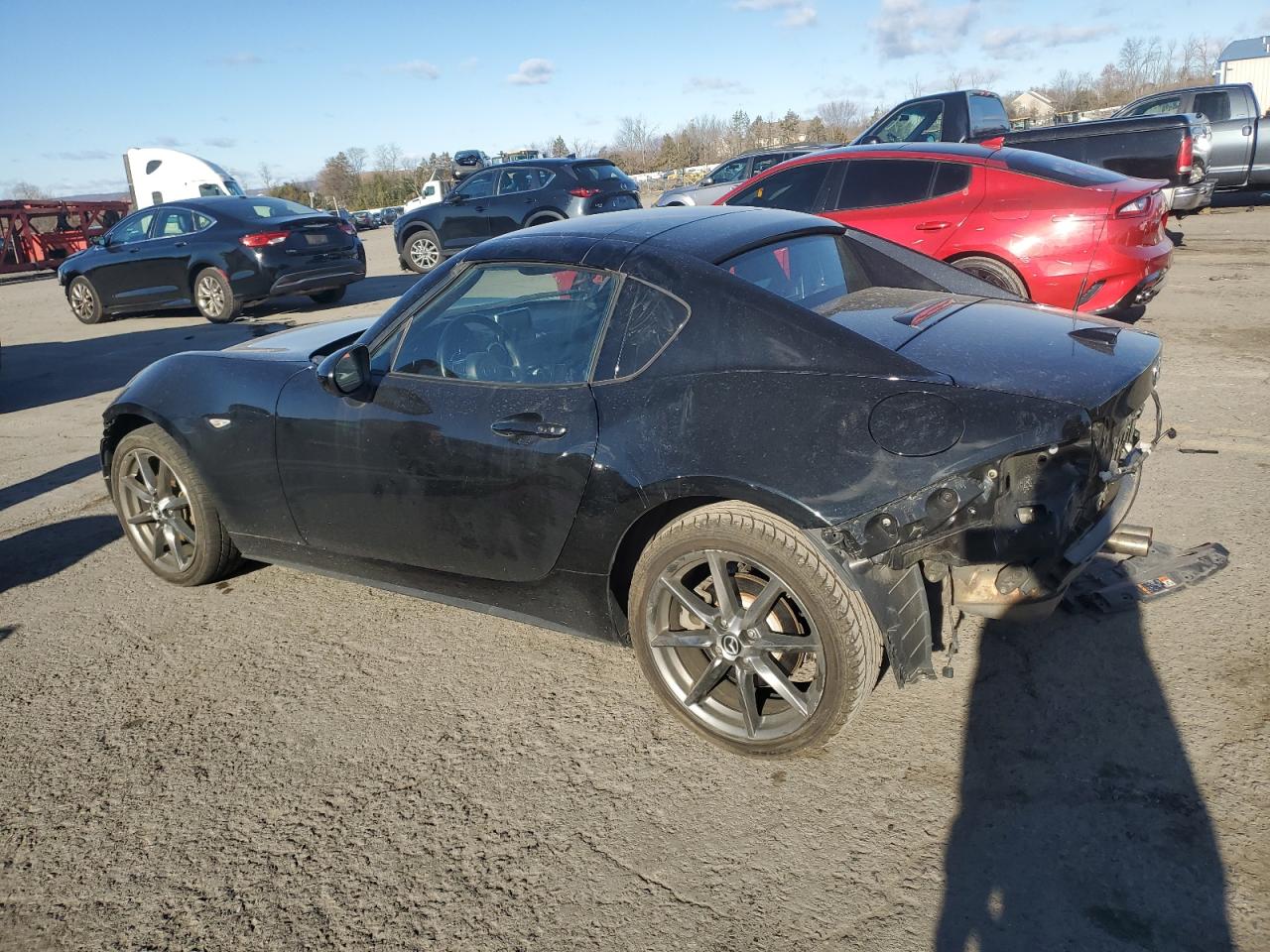 2017 Mazda MX-5 VIN JM1NDAM76H0105788 Copart auction photo, rear end / front end damage thumbnail 2