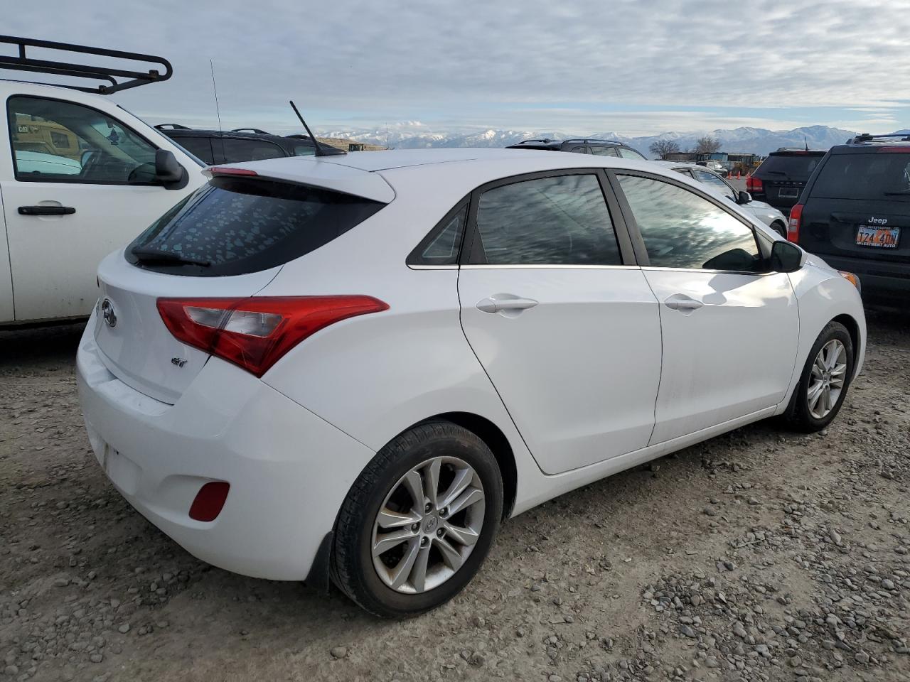2014 Hyundai Elantra VIN KMHD35LH4EU158487 Copart auction photo, front end damage thumbnail 3