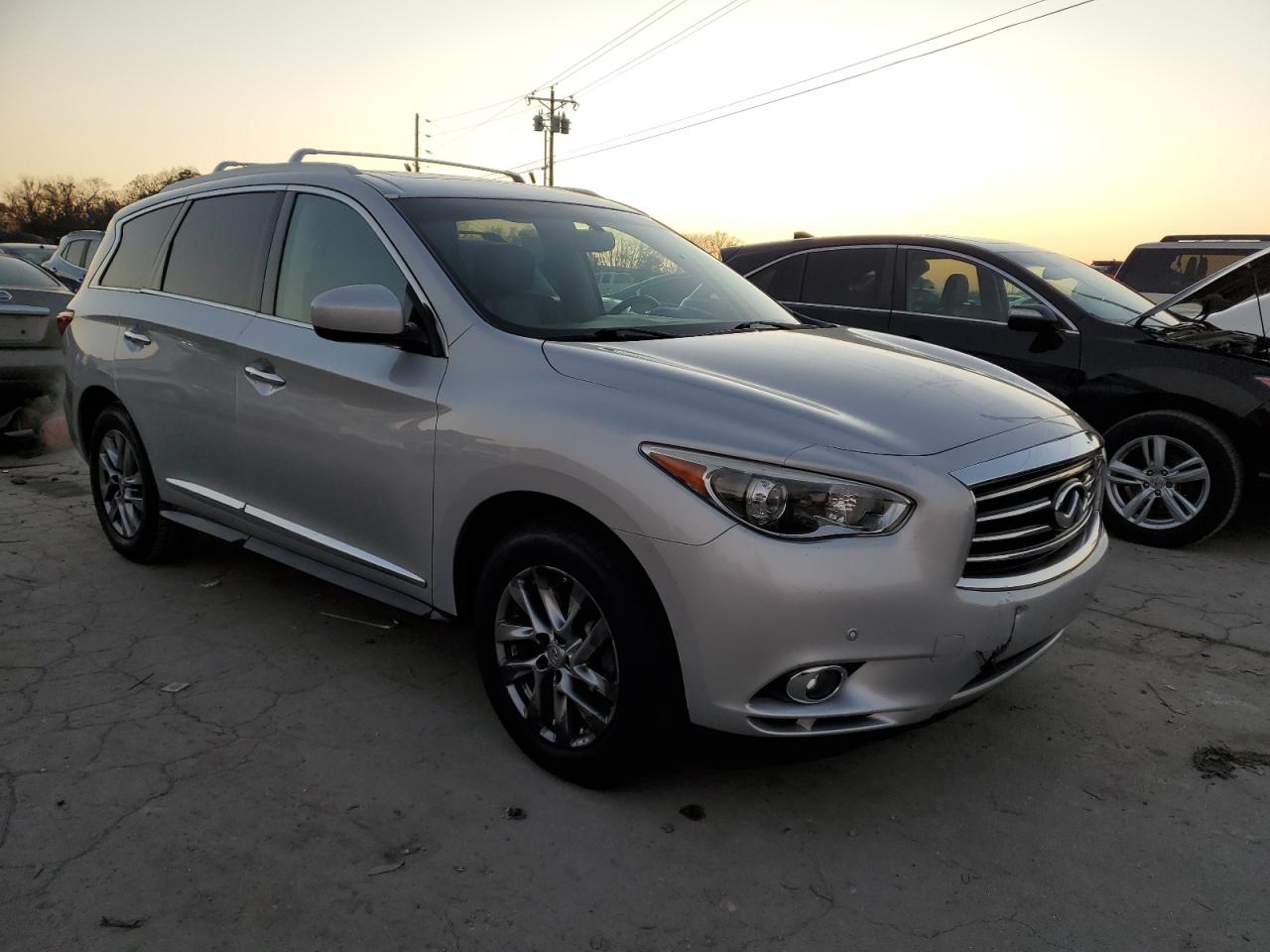 2013 Infiniti JX VIN 5N1AL0MM5DC325493 Copart auction photo, front end damage thumbnail 4