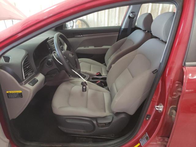 2018 Hyundai Elantra VIN KMHD74LF3JU684360 Copart auction photo, hail / minor dent/scratches damage thumbnail 7