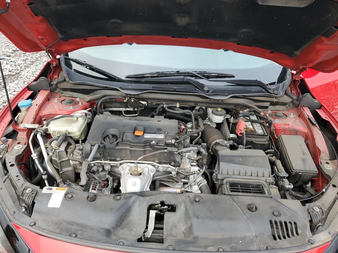 2020 Honda Civic VIN 2HGFC2F66LH560194 Copart auction photo, rear end damage thumbnail 13