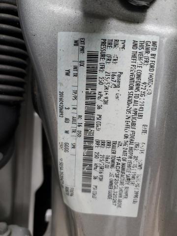 2016 Ford Focus VIN 1FADP3F28GL320267 Copart auction photo, water/flood damage thumbnail 13