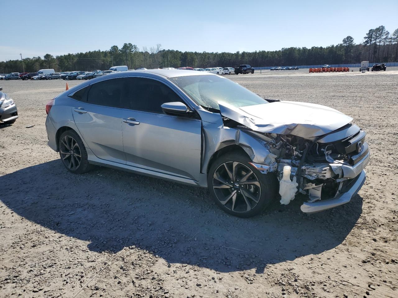 2021 Honda Civic VIN 2HGFC2F85MH537069 Copart auction photo, front end damage thumbnail 4