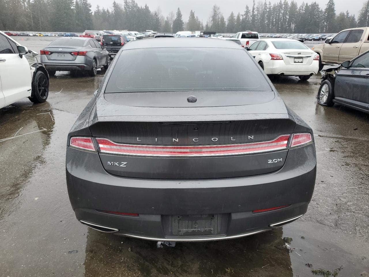 2017 Lincoln MKZ VIN 3LN6L5KU4HR644624 Copart auction photo, front end / side damage thumbnail 6