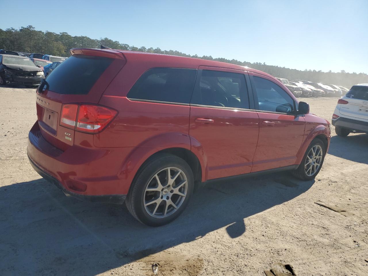 2019 Dodge Journey VIN 3C4PDCEG7KT707337 Copart auction photo, side damage thumbnail 3
