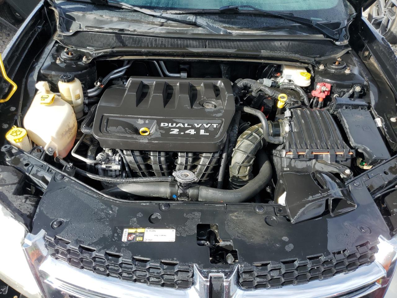 2014 Dodge Avenger VIN 1C3CDZAB2EN111086 Copart auction photo, side damage thumbnail 11
