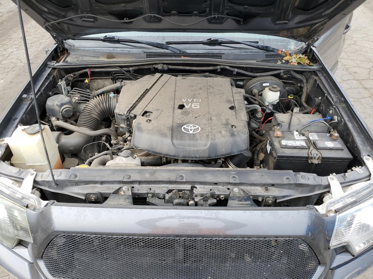 2013 Toyota Tacoma VIN 3TMLU4EN8DM115879 Copart auction photo, all over damage thumbnail 11