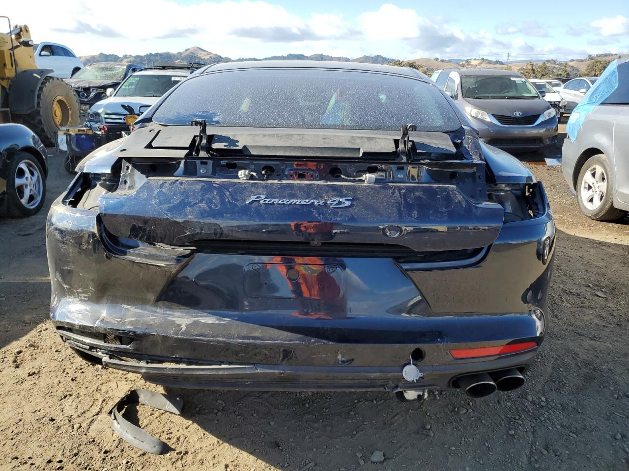 2018 Porsche Panamera VIN WP0AB2A70JL199282 Copart auction photo, rear end damage thumbnail 6