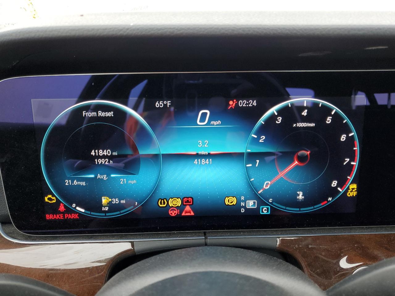 2021 Mercedes-Benz E-klasse VIN W1KZF8DB8MA929939 Copart auction photo, normal wear damage thumbnail 9